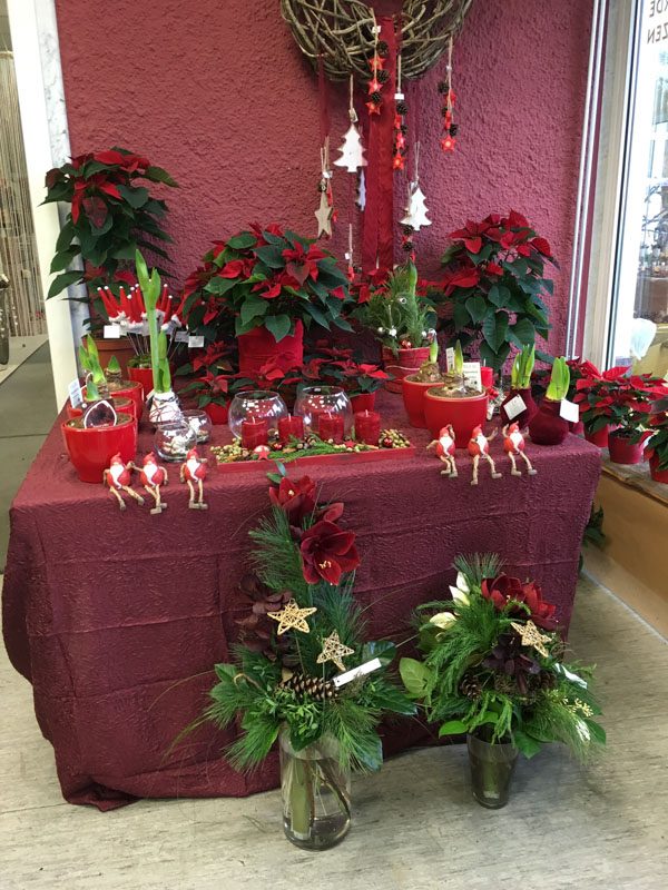 Weihnachtsgestecke – Beispiel 5, Lentia Marmor