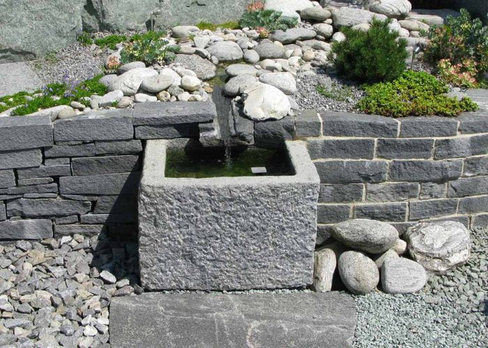 Garten und Tröge – Beispiel 7, Lentia Marmor