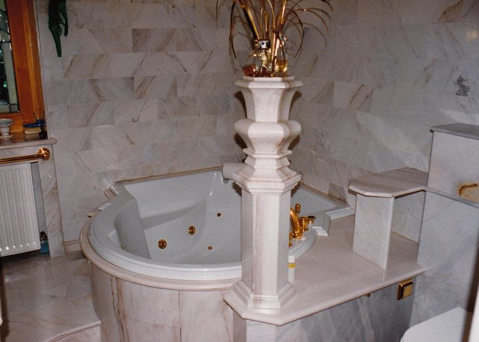 Badezimmer – Beispiel 7, Lentia Marmor