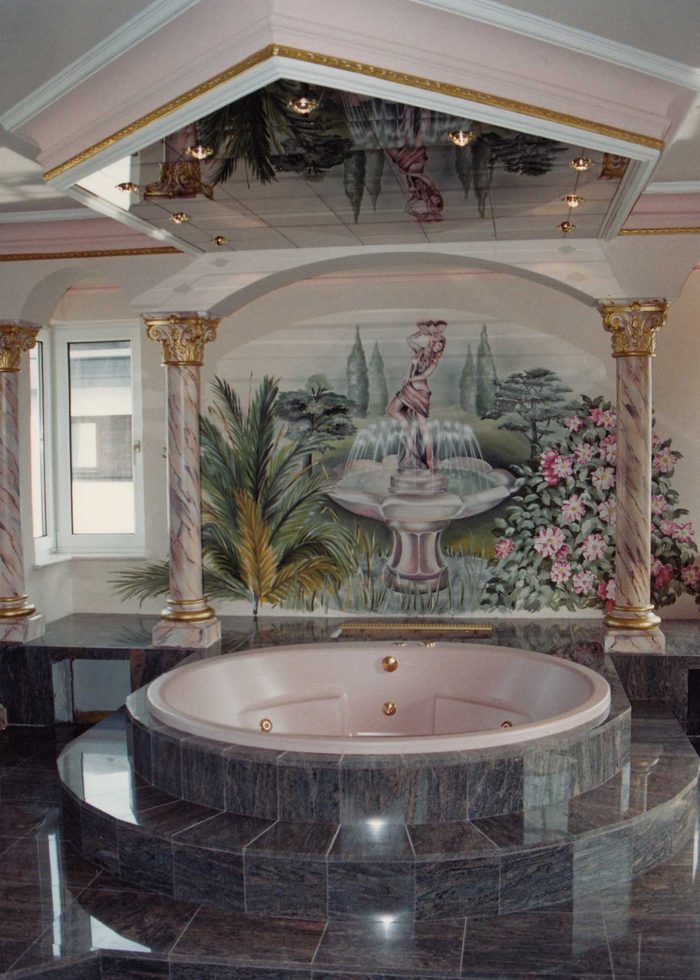 Badezimmer – Beispiel 3, Lentia Marmor